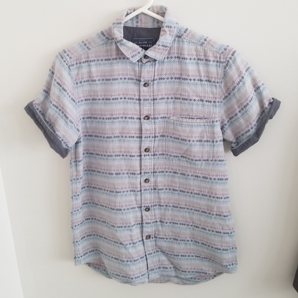 Short Sleeve Early Fall Button Down